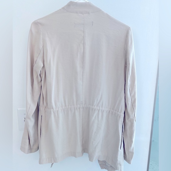 Zara Khaki Drawstring Top - Picture 3 of 3